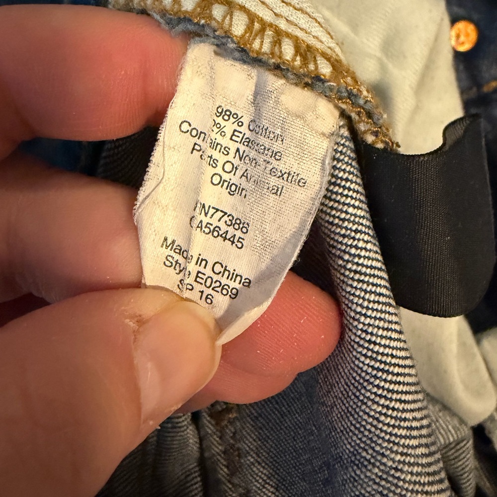 Madewell Women’s High-Rise Slim Distressed Boyjean Size 29 - Picture 7 of 7